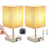 Berührungsdimmbares Nachttischlampen-Set (2 Stück) mit USB, Vintage LED